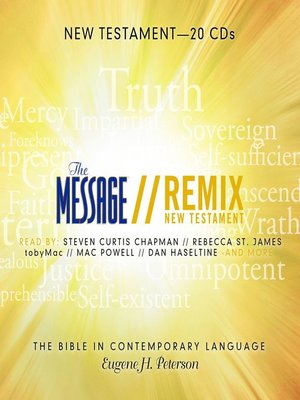 cover image of The Message Remix Bible